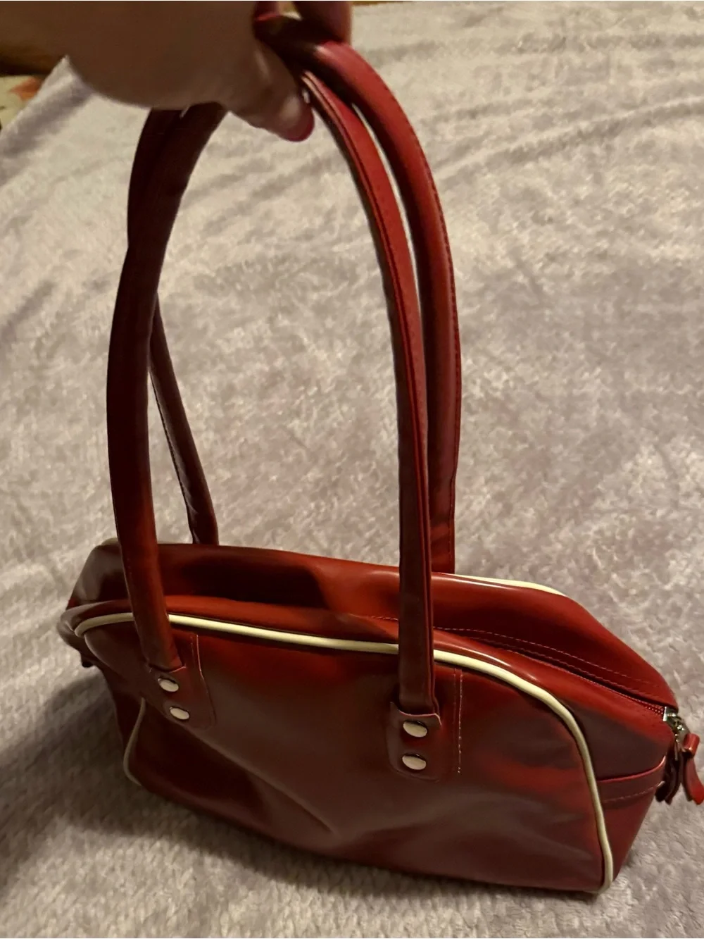 RARE Vintage K. Pl@y red handbag Y2K in great condition